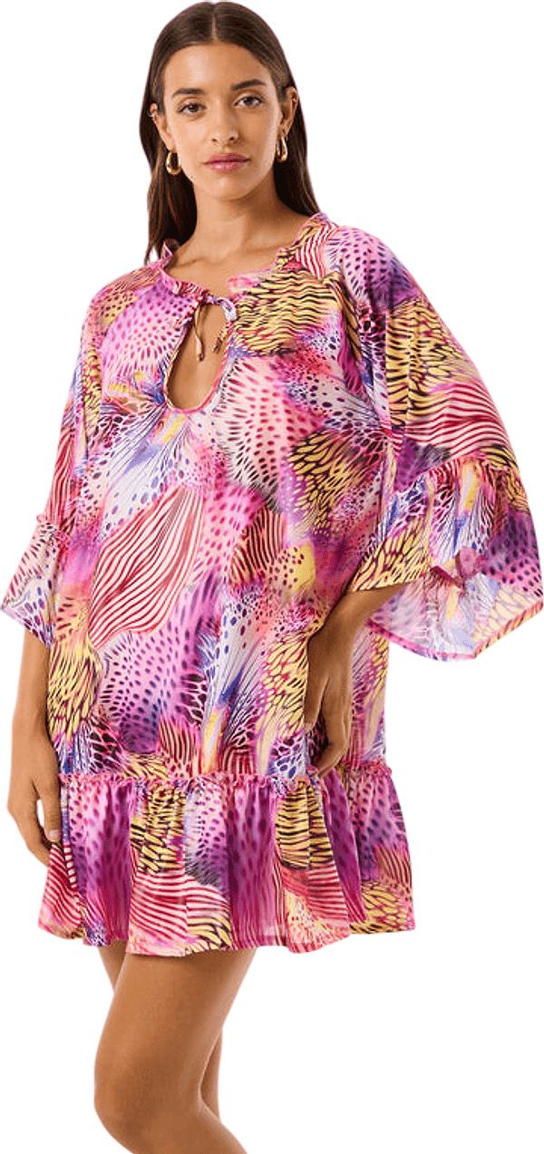 4GIVENESS abito donna pink butterfly - 3