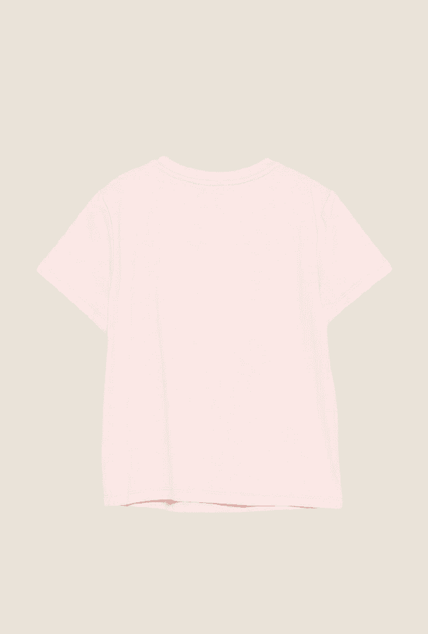 TWINSET t-shirt con logo ricamato bambina rosa - 2