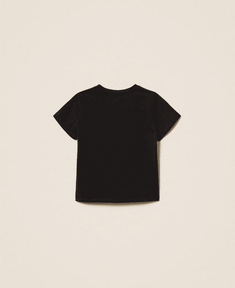 TWINSET t-shirt con logo ricamato bambina nero - 3