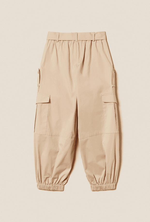 TWINSET pantalone cargo bambina safari - 3