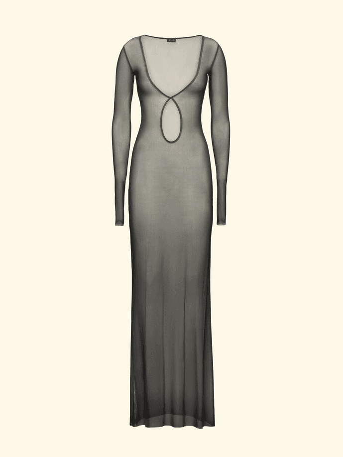EFFEK vestito lungo donna nero