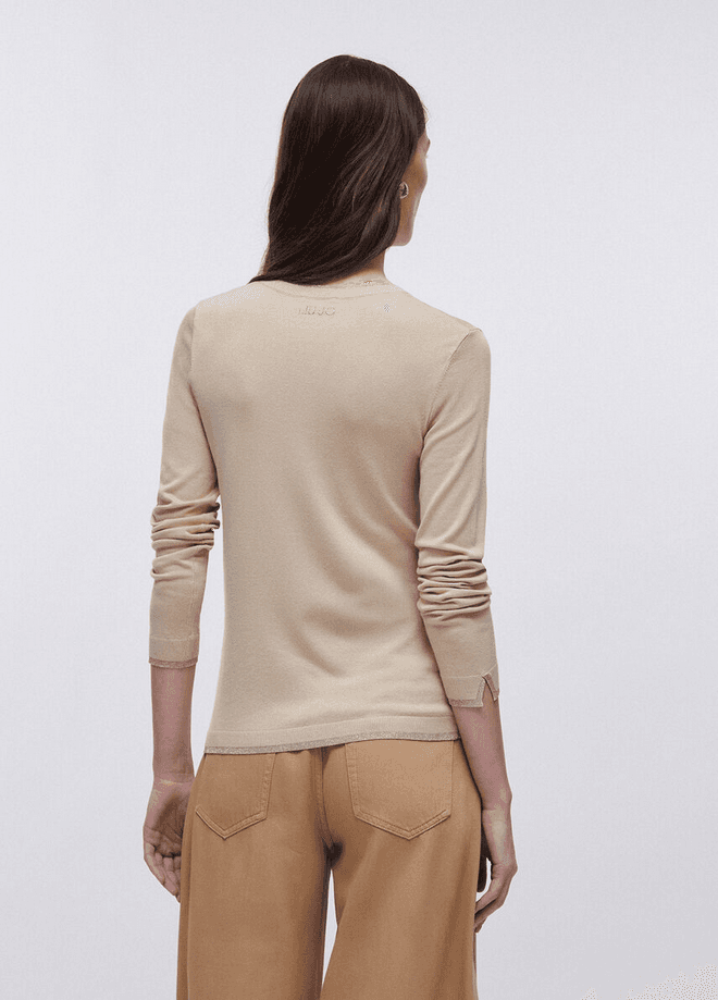 LIU JO maglia donna beige - 3