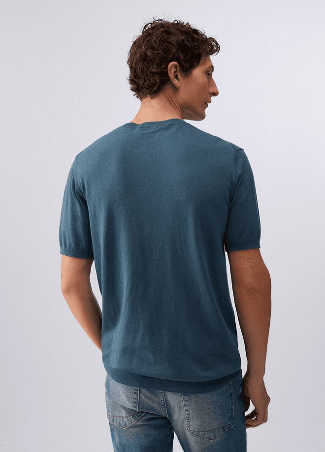 LIU JO t-shirt misto seta uomo fiordi - 3