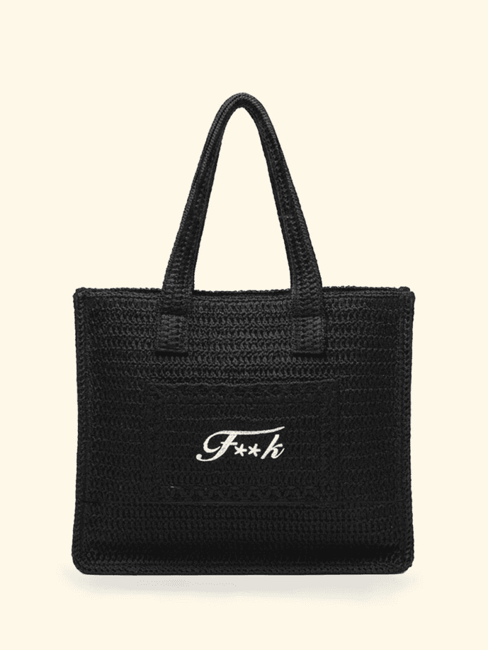 EFFEK borsa mare donna nero