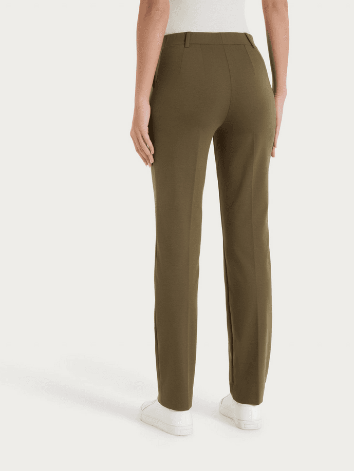 RAGNO pantalone dritto donna verde scuro - 2