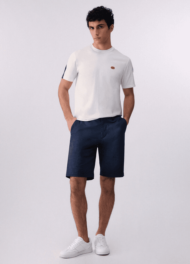 LIU JO bermuda slim fit uomo blu scuro - 4