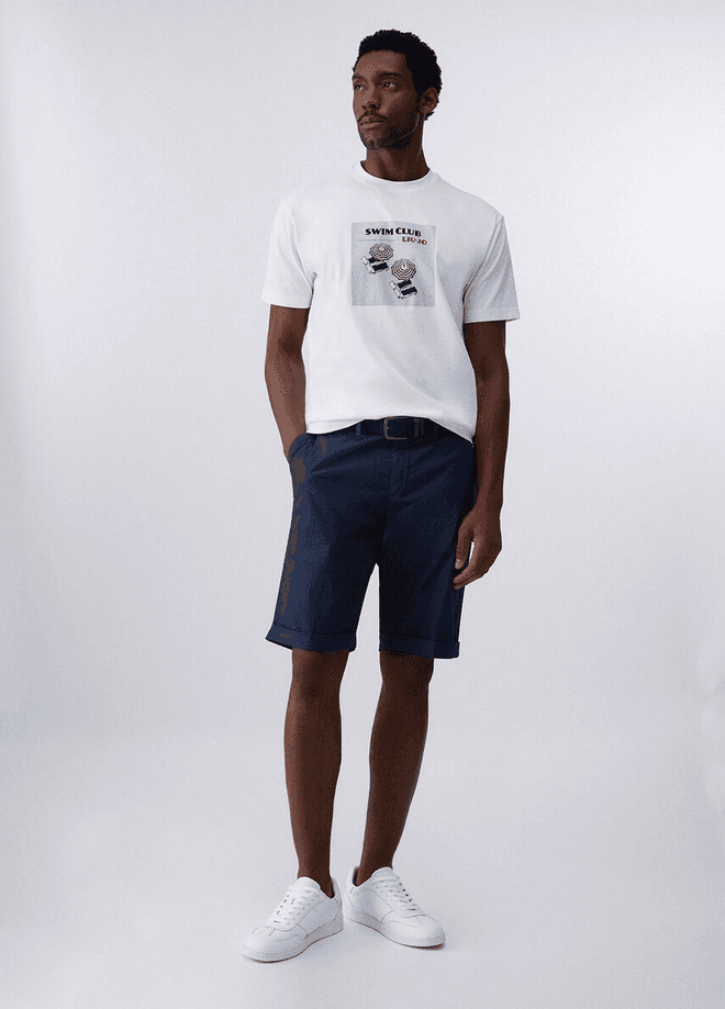LIU JO bermuda uomo blu scuro - 4