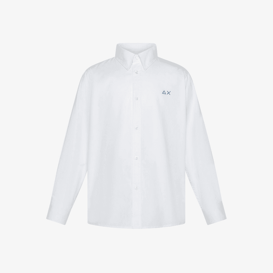 SUN68 camicia bambino bianco