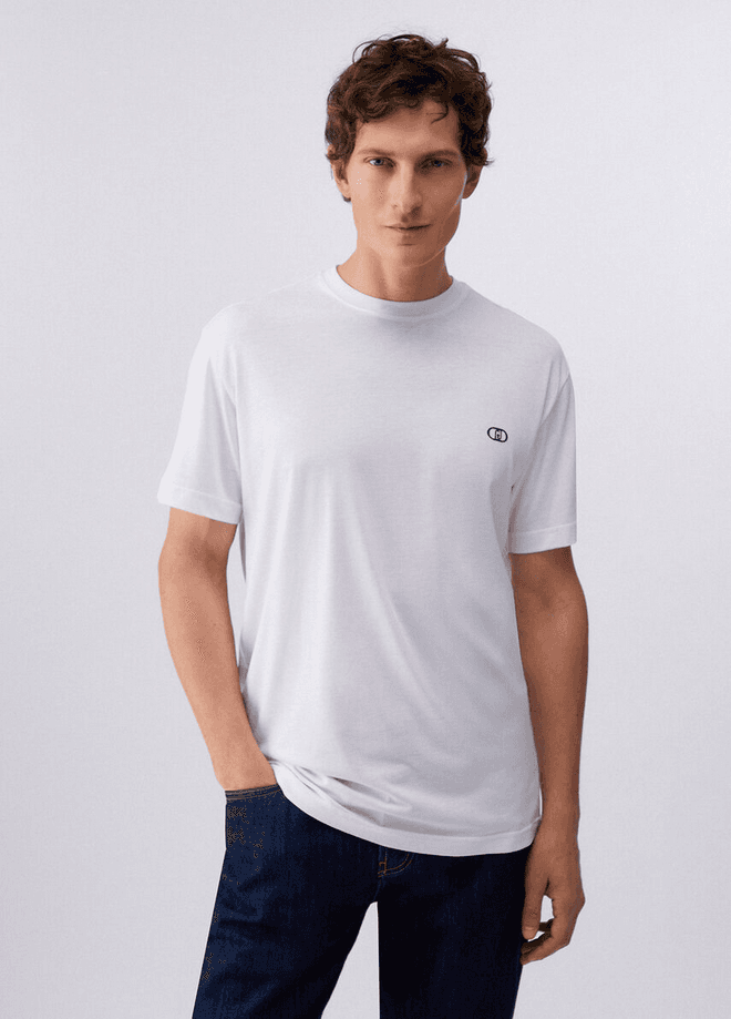 LIU JO t-shirt con logo uomo bianco - 2