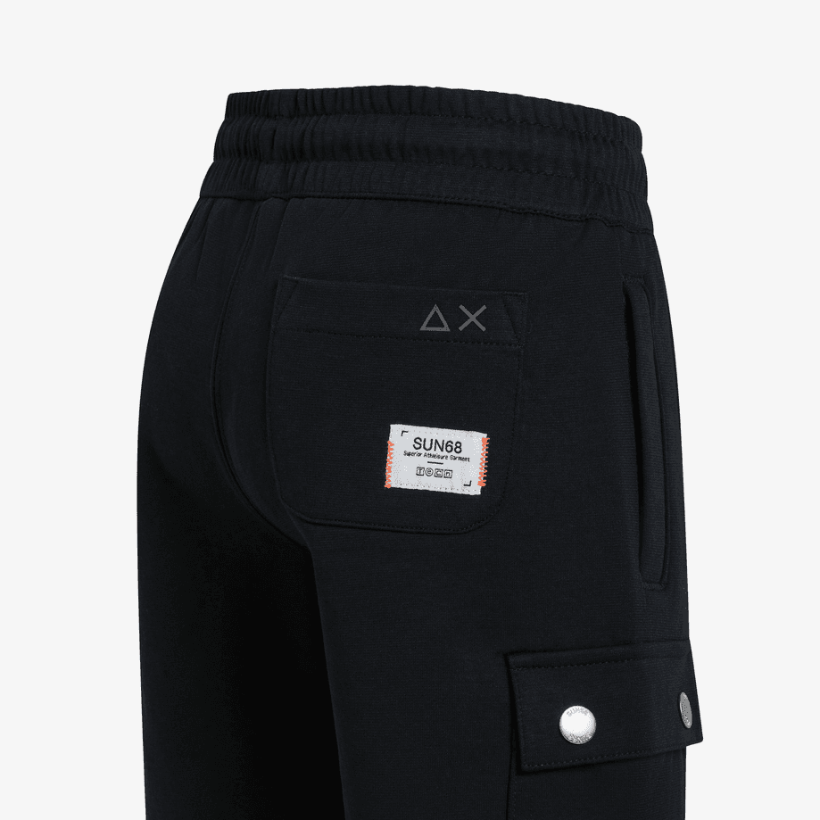 SUN68 bermuda cargo bambino nero - 2