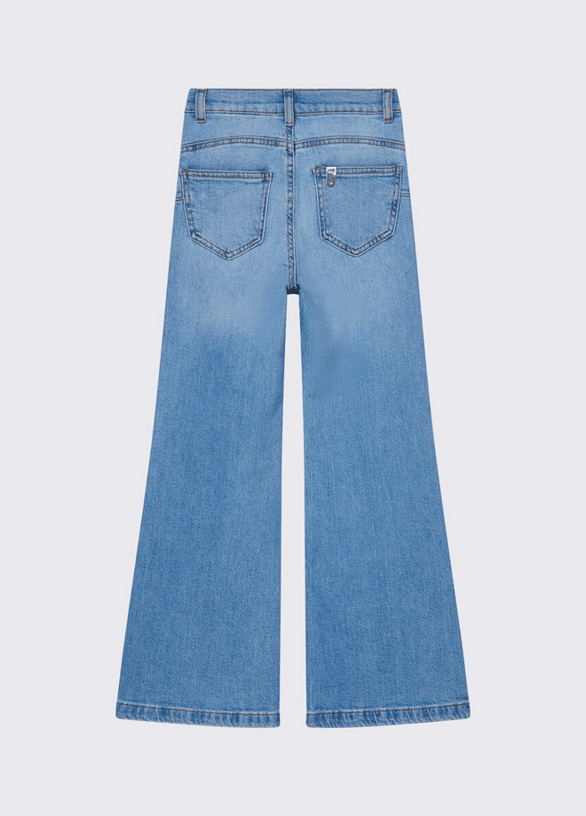 LIU JO KIDS jeans flare bambina blue denim - 2
