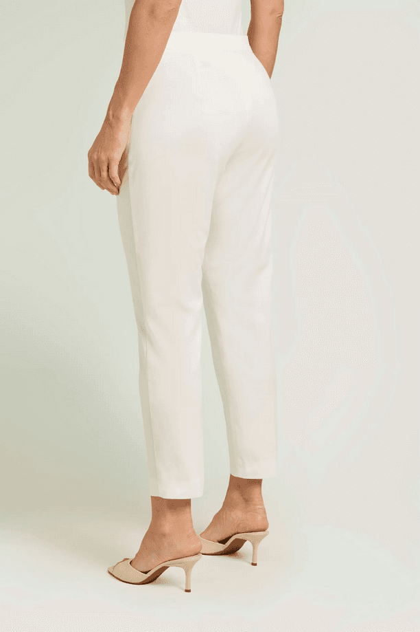 LUISA VIOLA pantalone a sigaretta donna bianco - 3