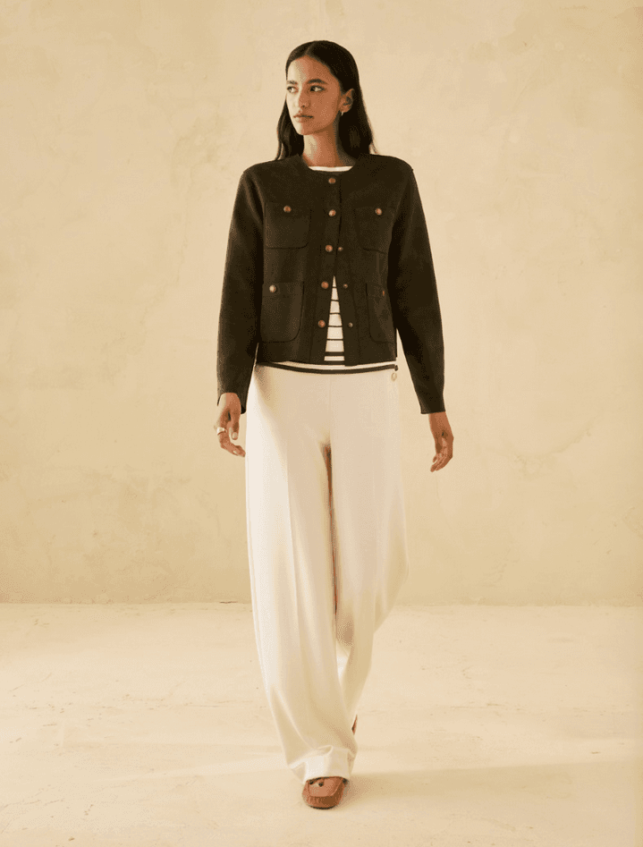 PENNYBLACK pantalone ampio donna vaniglia - 4