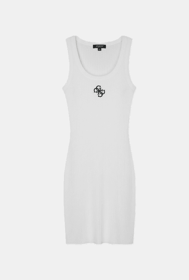GUESS abito a tubino donna bianco