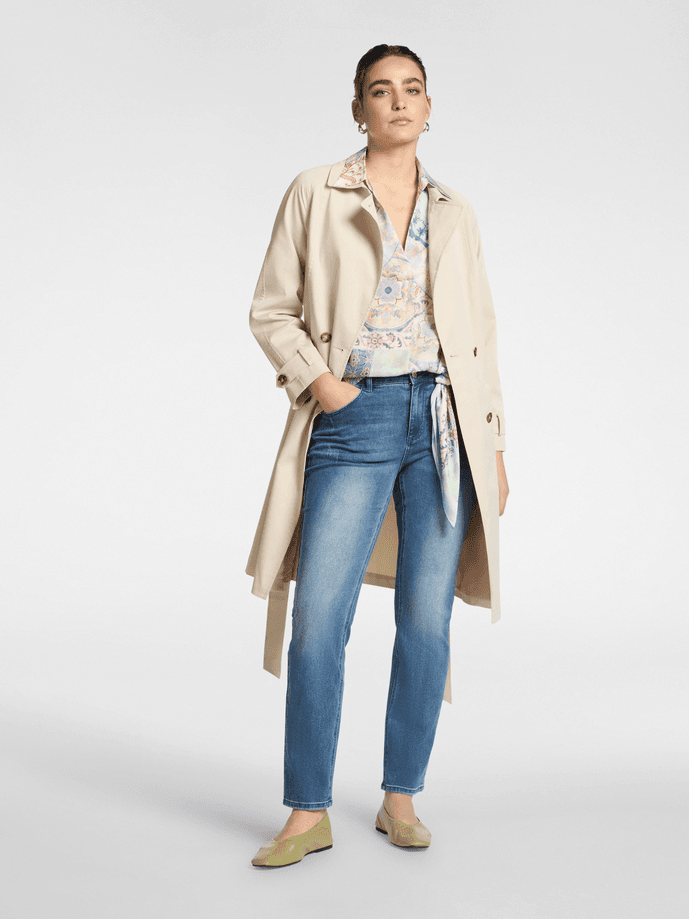 ELENA MIRO trench doppiopetto donna beige - 3