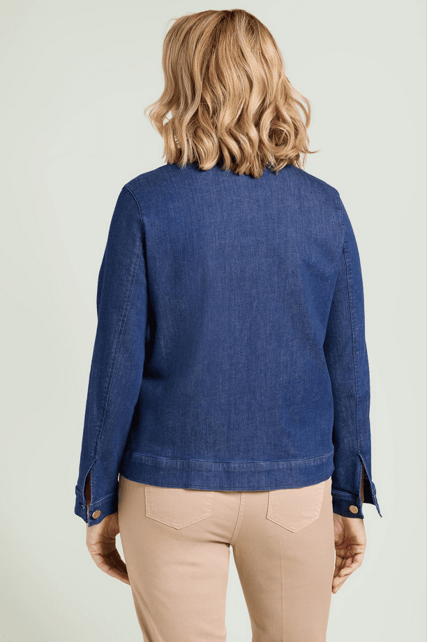 LUISA VIOLA giubbino in denim donna blu - 3