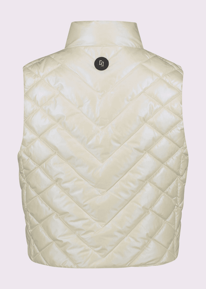GAUDI gilet trapuntato donna tofu - 2