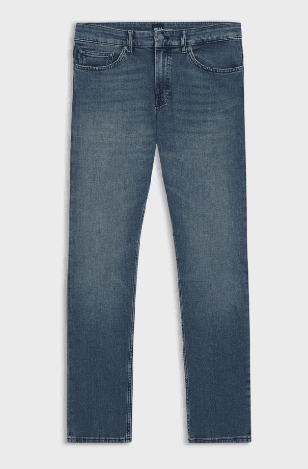 Hugo Boss jeans slim fit uomo blu medio - 5