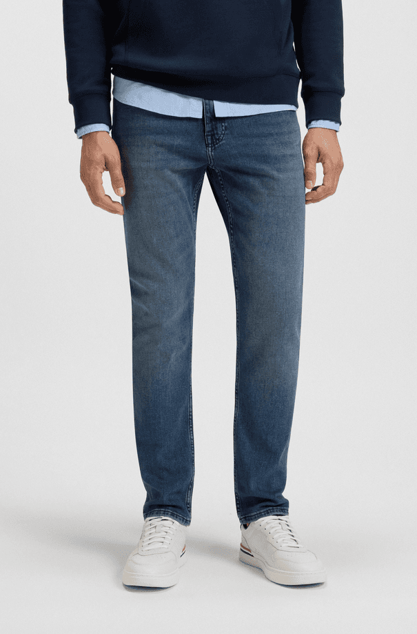 Hugo Boss jeans slim fit uomo blu medio - 2