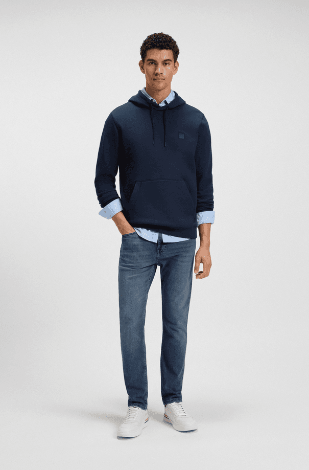 Hugo Boss jeans slim fit uomo blu medio - 3