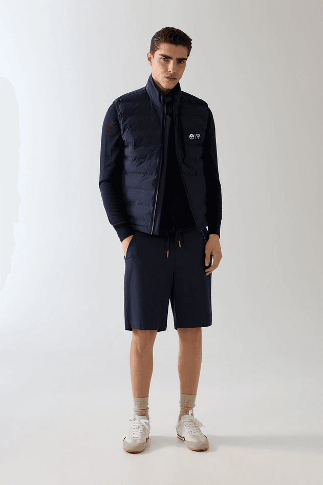 GUESS shorts in nylon uomo blue - 5