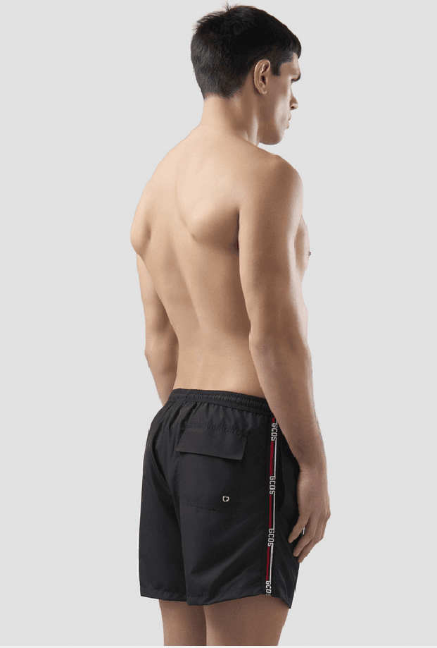 GCDS costume da bagno uomo nero - 2