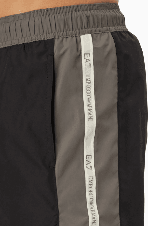 EA7 costume da bagno uomo nero - 4
