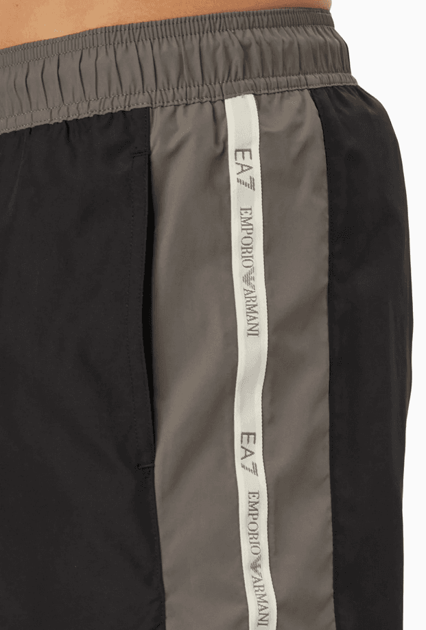 EA7 costume da bagno uomo nero - 4