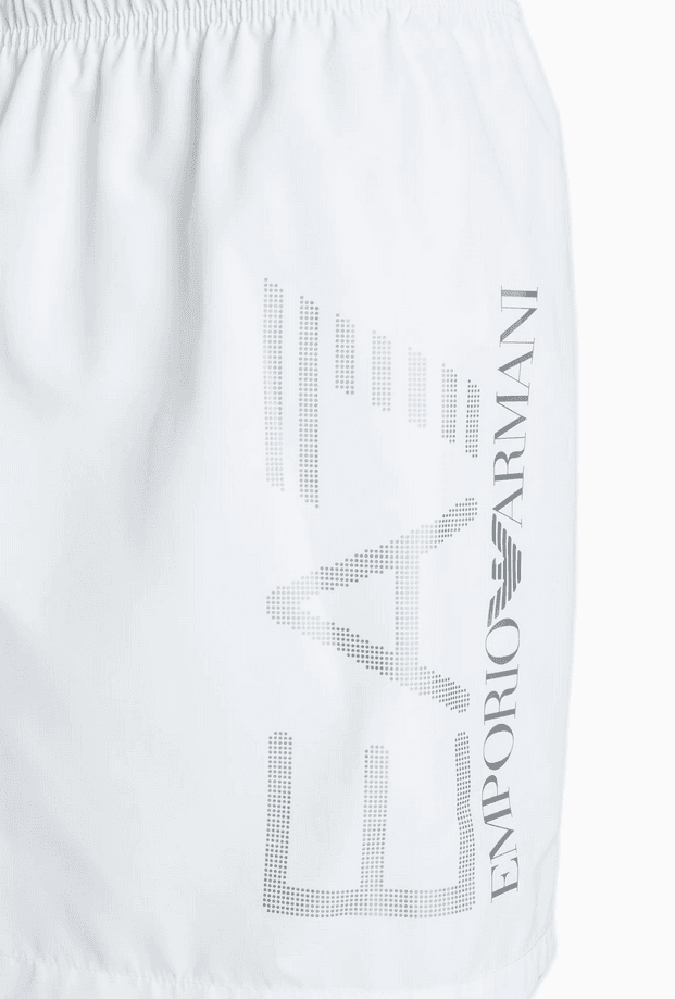 EA7 costume da bagno uomo bianco - 3