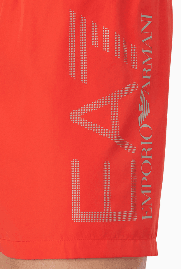 EA7 costume da bagno uomo rosso - 3