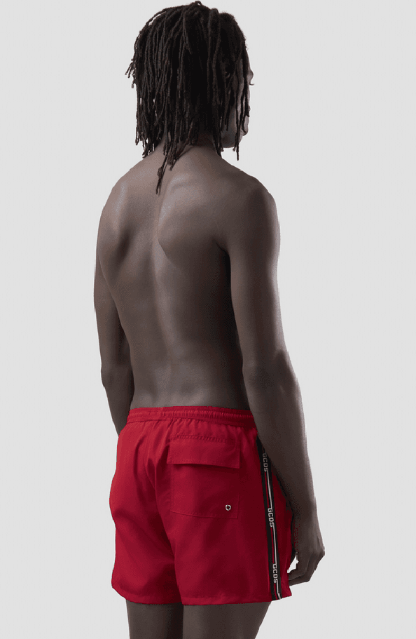 GCDS costume da bagno uomo rosso - 2