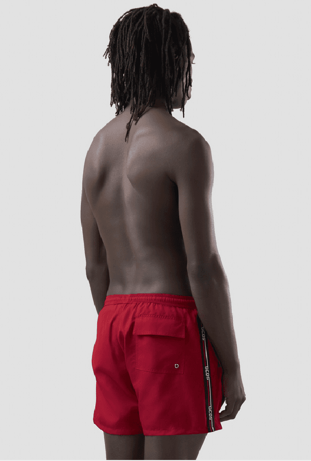 GCDS costume da bagno uomo rosso - 2