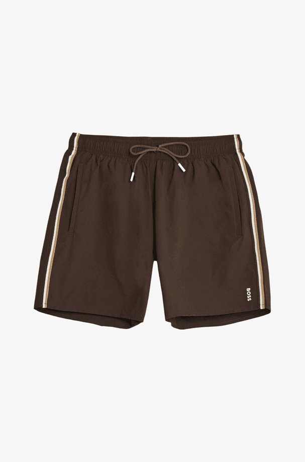 Hugo Boss costume da mare uomo marrone scuro