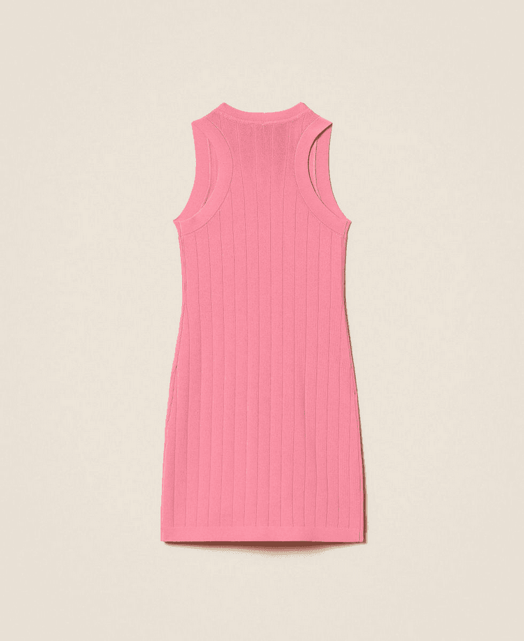 TWINSET abito corto con bambina rosa - 3
