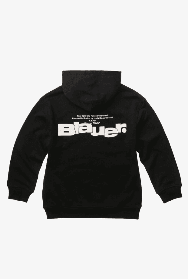 Blauer felpa con cappuccio bambino nero - 2