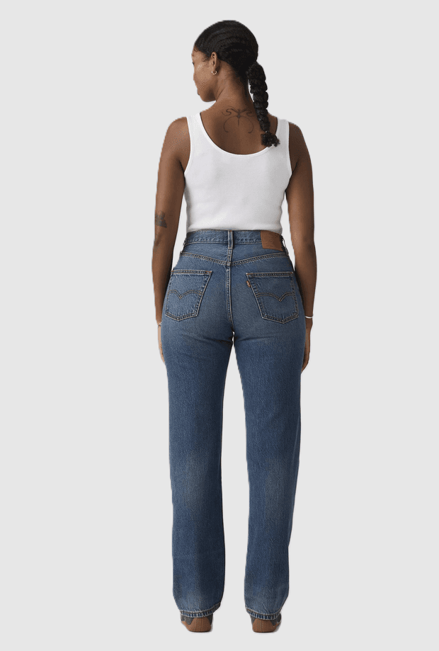 LEVI'S jeans donna blu medio - 4