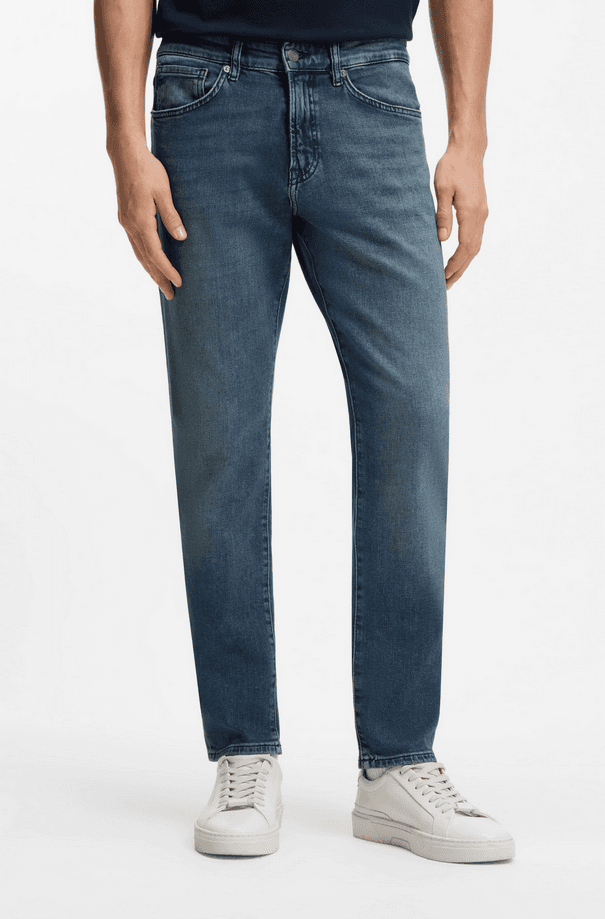 Hugo Boss jeans regular fit uomo blu medio - 2