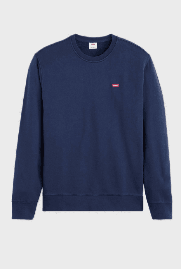 LEVI'S felpa girocollo uomo blu