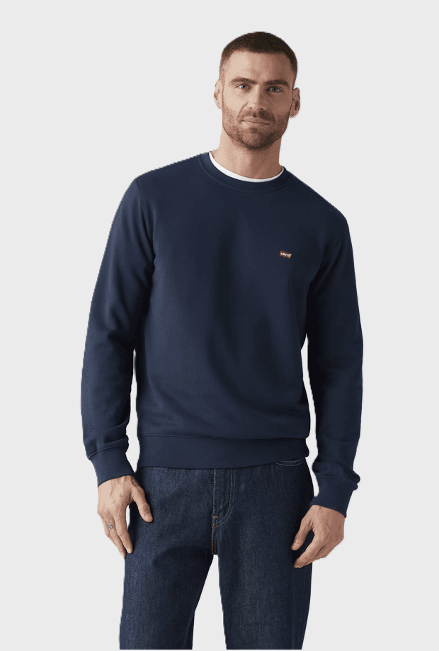 LEVI'S felpa girocollo uomo blu - 2