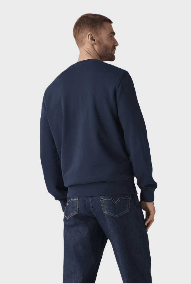 LEVI'S felpa girocollo uomo blu - 4