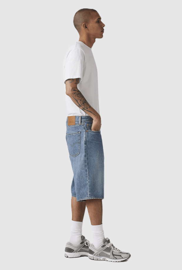 LEVI'S shorts baggy uomo blu medio - 3