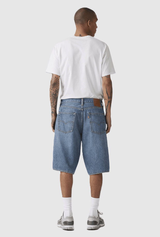LEVI'S shorts baggy uomo blu medio - 4