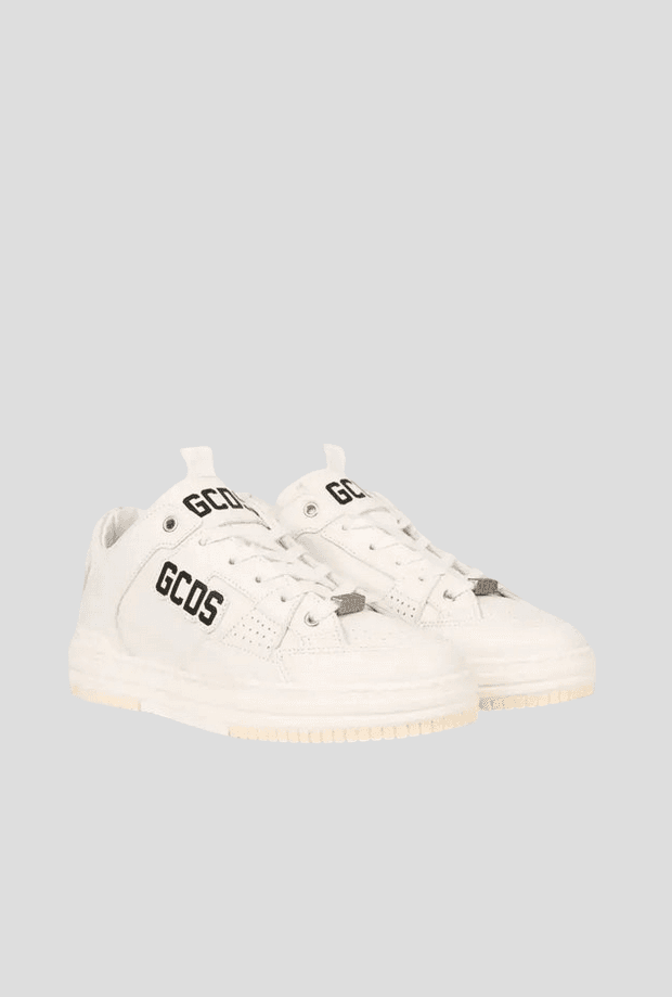 GCDS scarpe uomo bianco-nero - 2