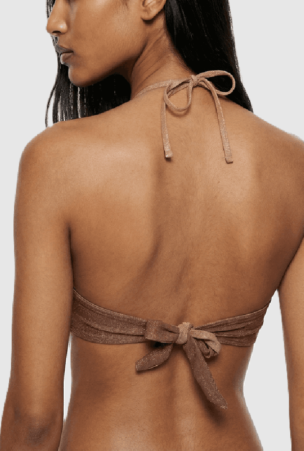 GUESS top bikini donna marrone - 2