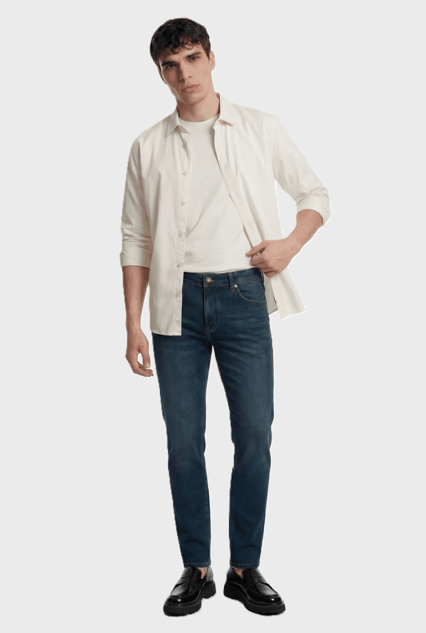 GAS jeans slim fit uomo blu scuro - 3