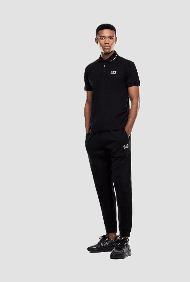EA7 polo uomo nero - 4