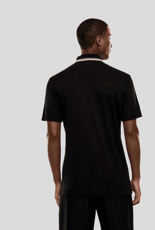 EA7 polo premium label uomo nero - 3