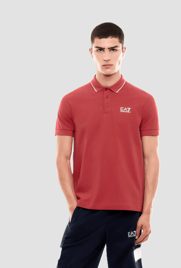 EA7 polo uomo rosso - 2