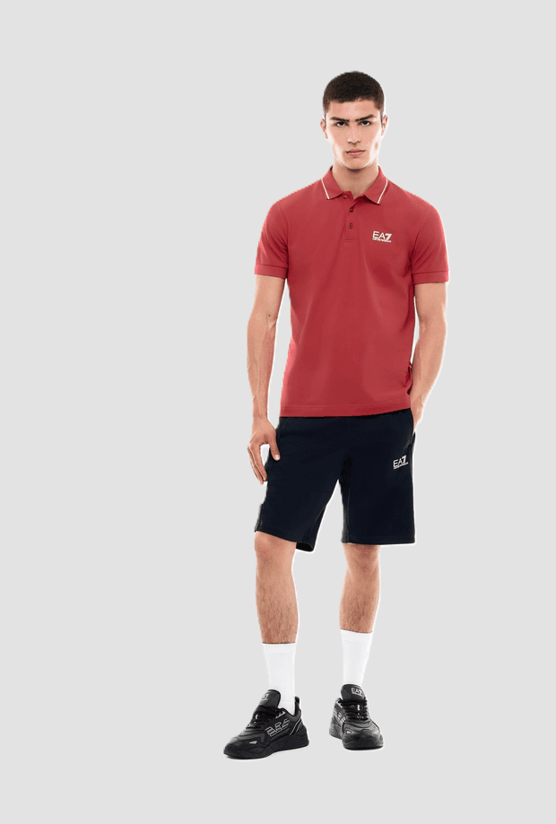 EA7 polo uomo rosso - 5