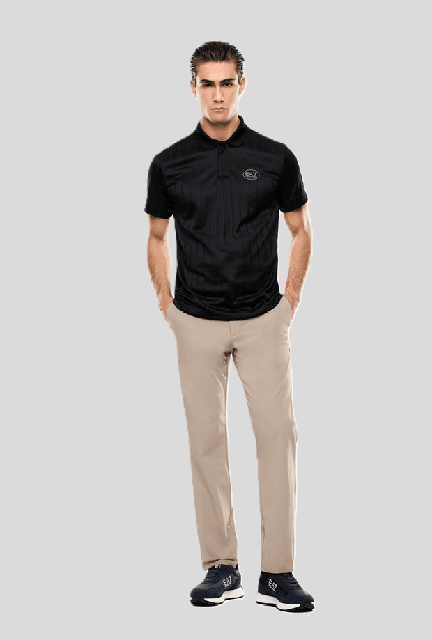 EA7 polo ventus7 uomo nero - 4